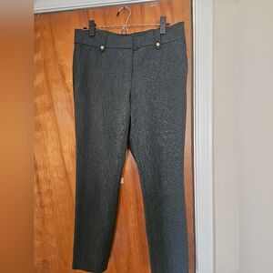 Gray Slim LOFT Dress Pants